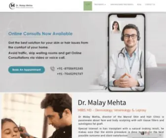 Drmalaymehta.com(Dr. Malay Mehta) Screenshot