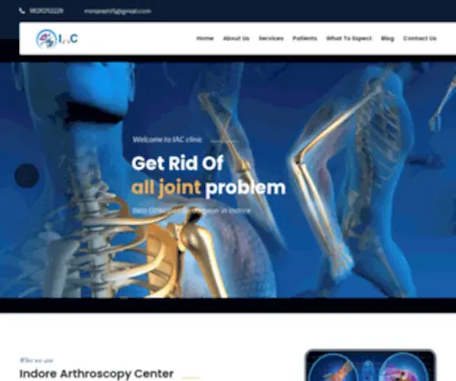 Drmanishmaheshwari.com(Best Orthopaedic center) Screenshot