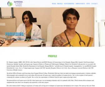 Drmanjula.in(Dr.Manjula Anagani Consultant Gynecologist) Screenshot