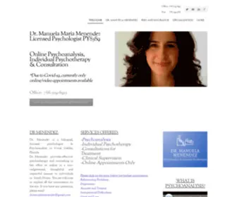 Drmanuelamenendez.com(Dr. Menendez) Screenshot