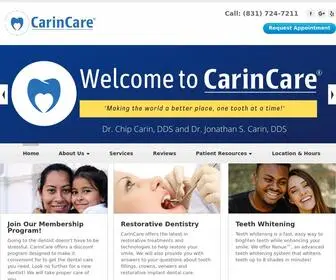 Drmanuelcarin.com(CarinCare DDS) Screenshot