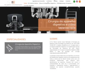 Drmarcel.com.br(Dr. Marcel &raquo Especialista em cirurgia do aparelho digestivo e vídeo cirurgia) Screenshot