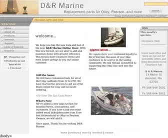 Drmarine.com(D & R Marine) Screenshot