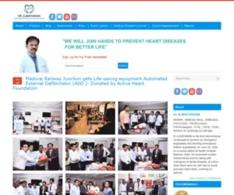 Drmathavanheartcare.com(Dr.A.MATHAVAN) Screenshot