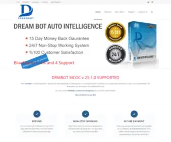 DRmbot.com(DrmBot Auto Intelligence for Mobile Games) Screenshot