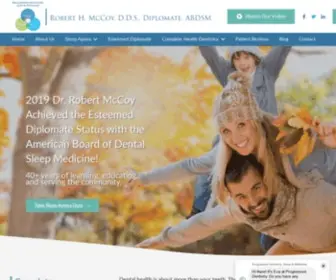 DRMccoy.net(Caring for Your Dental Needs for Over 40 years) Screenshot