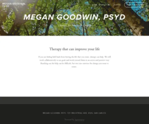 Drmegangoodwin.com(Megan Goodwin) Screenshot