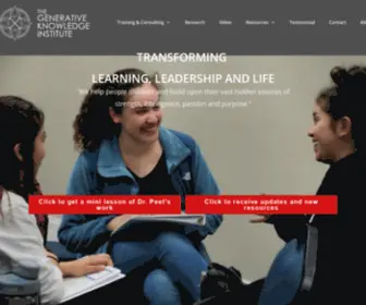 Drmelissapeet.com(The Generative Knowledge Institute) Screenshot
