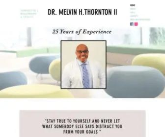 Drmelvinthornton.com(Fertility) Screenshot