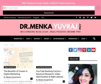 Drmenkayuvraj.com(Dr.Menka Yuvraj Varma) Screenshot