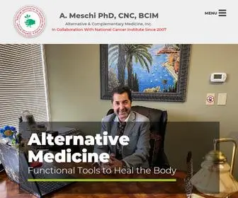 Drmeschi.com(Alternative & Complementary Medicine) Screenshot