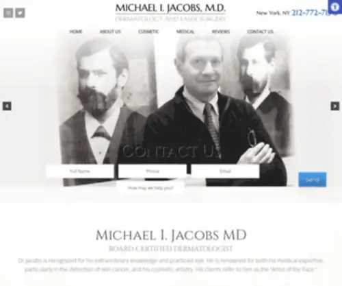 Drmichaelijacobs.com(Dr. Michael I. Jacobs) Screenshot