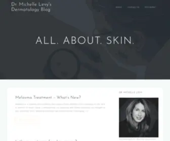 Drmichellelevy.blog(Dermatology blog) Screenshot