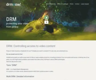 DRmnow.pro(Multi-DRM controlling access to video) Screenshot