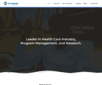 Drmohameddualeh.com(A seasoned professional in the Health Systems Management and General Physician) Screenshot