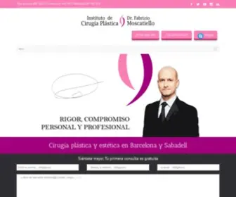 Drmoscatiello.com(Cirugía plástica y estética en Barcelona y Sabadell) Screenshot