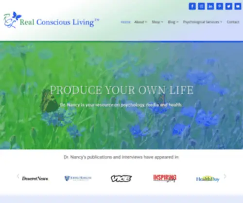 DRmramor.com(Real Conscious Living) Screenshot