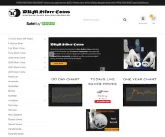 DRMSC.uk(Buy new british silver bullion coins from DRM Silver Coins) Screenshot