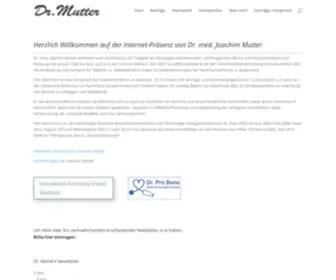 Drmutter.org(Joachim Mutter) Screenshot