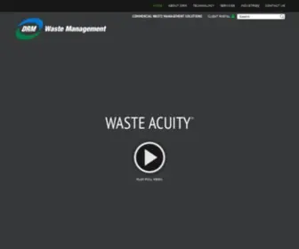 DRmwastemanagement.com(DRM Waste Management) Screenshot