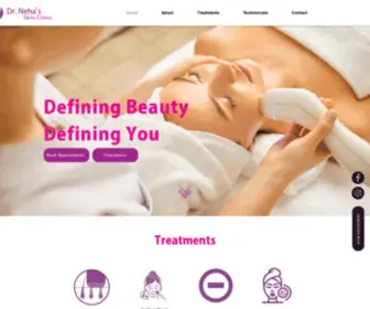 Drnehasskinclinic.com(Best Skin Clinic In Calicut) Screenshot