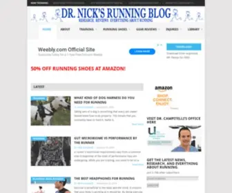 Drnicksrunningblog.com(Nick's Running Blog) Screenshot
