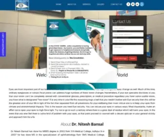 Drniteshbansal.com(Eye Clinic in Jaipur and Eye Doctor in Jaipur) Screenshot