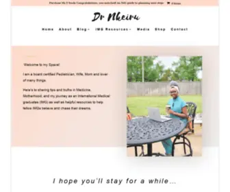 DRnkeiru.com(Medicine, Motherhood, Motivation) Screenshot