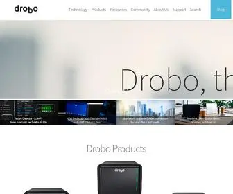Drobo.com(Shop data and network storage devices for business. DROBO) Screenshot