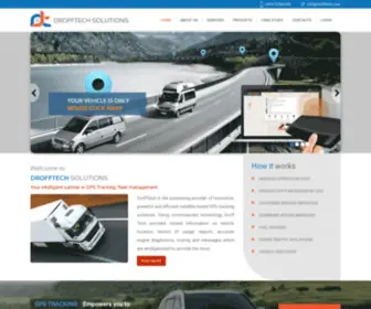 Drofftech.com(Car Tracking System in Qatar) Screenshot