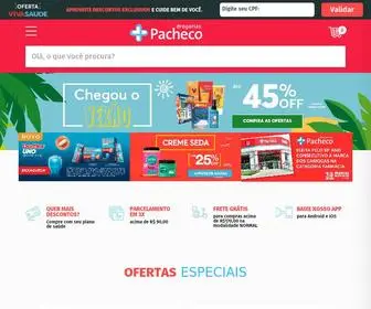 Drogariaspacheco.com.br(Farmácia Online) Screenshot
