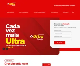 Drogariasultrapopular.com.br(Ultra Popular) Screenshot