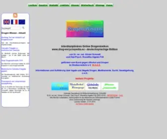 Drogen-Wissen.de(Interdisziplinäres Online Drogenlexikon) Screenshot