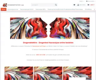 Drogendetektive.com(Drogentest und Haaranalyse online bestellen) Screenshot