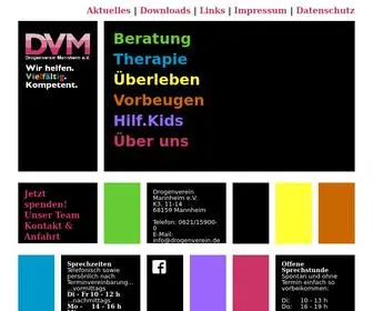 Drogenverein-Mannheim.de(Drogenverein Mannheim e.V) Screenshot