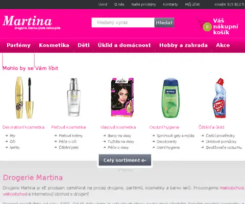 Drogeriemartina.cz(Parfémy) Screenshot