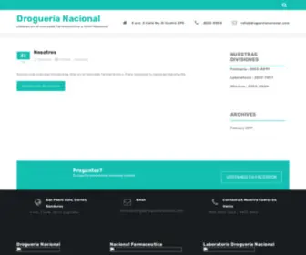 Droguerianacional.com(Lideres en el mercado farmaceutico a nivel Nacional) Screenshot