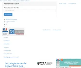 Drogues.gouv.fr(Grand public) Screenshot