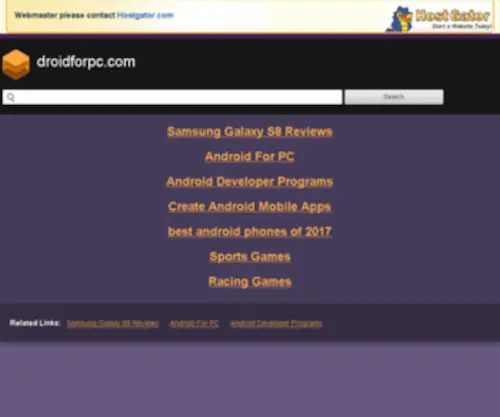 Droidforpc.com(Download Android Games For PC Free) Screenshot