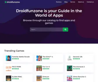 Droidfunzone.com(Reviews for the best apps) Screenshot