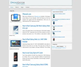 Droidgator.com(Android News) Screenshot