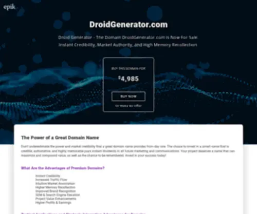Droidgenerator.com(Android App Creator Software) Screenshot