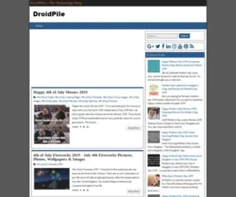 Droidpile.com(A complete blog on) Screenshot