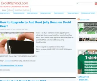 Droidrazrroot.com(Droid Razr Root) Screenshot