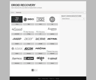 Droidrecovery.com(Droid Recovery) Screenshot