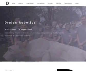 Droidsrobotics.org(Droids Robotics) Screenshot