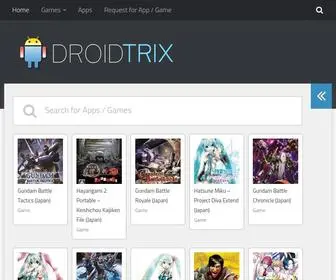 Droidtrix.com(Best Android Apps and Games APK Store) Screenshot