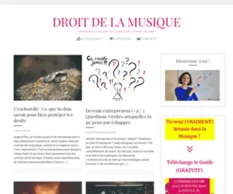 Droit-DE-LA-Musique.com(DROIT DE LA MUSIQUE) Screenshot