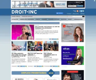Droit-INC.com(Droit Inc) Screenshot