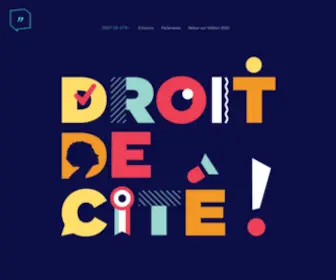 Droitdecite.org(DROIT DE CITÉ) Screenshot